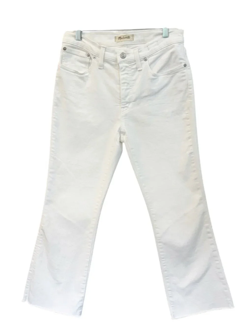 Madewell Cali Demi Bootcut Jeans White 27P Petite
